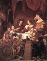 Bray, Jan de - The de Bray Family, The Banquet of Antony and Cleopatra